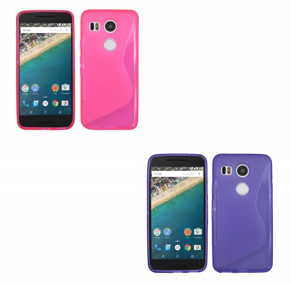 S-Line TPU Silikon Hülle Tasche Cover Case LG Google Nexus 5X