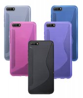 Huawei Y5 2018 Handy Silikon Schutzhülle Cover Case...
