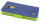 Elegante Buch-Tasche Hülle für das LG K11 in Blau-Grün Leder Optik Wallet Book-Style Cover Schale