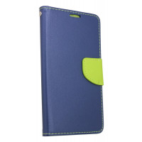 Elegante Buch-Tasche Hülle für das LG K9 in Blau-Grün Leder Optik Wallet Book-Style Cover Schale