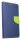 Elegante Buch-Tasche Hülle für das LG K9 in Blau-Grün Leder Optik Wallet Book-Style Cover Schale