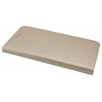 Elegante Buch-Tasche Hülle Smart Magnet für das HONOR 7C PRO Leder Optik Wallet Book-Style Cover Schale Gold