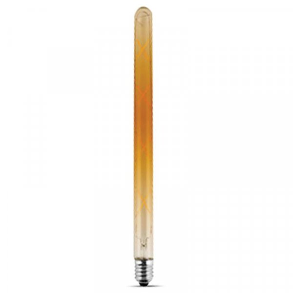 Sparsame LED Leuchte | Filament | Stableuchte | T30 | 4 Watt | 350 Lumen | Birne Lampe Licht Glühbirne Rohr | warmweiß (2200K)  5 Stück
