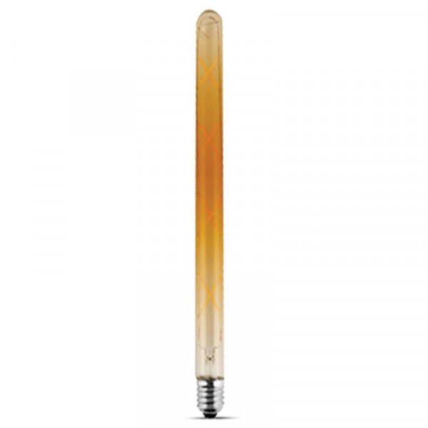 Sparsame LED Leuchte | Filament | Stableuchte | T30 | 4 Watt | 350 Lumen | Birne Lampe Licht Glühbirne Rohr | warmweiß (2200K)  10 Stück