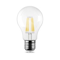 E27 Sockel| Sparsames LED Leuchtmittel Lampe Leuchte Birne Filament| 6 Watt | 600 Lumen|kaltweiß (6500 K) 1 Stück