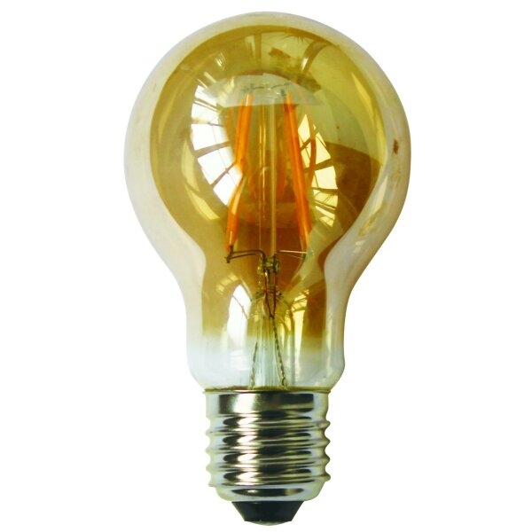 6x E27 6W LED Filament Glühbirne 6er Pack Warmweiß 700lm Glühfaden Retro Edison Lampe Vintage Look Fadenlampe Glühlampe