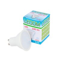 GU10 3W LED Leuchtmittel Warmweiß 6er Pack Spot...