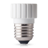 2x E27 auf GU10 Sockel Fassung Adapter LED Lampensockel Lampenfassung 230V für LED Leuchtmittel, Glühbirnen, Halogen Lampen Licht