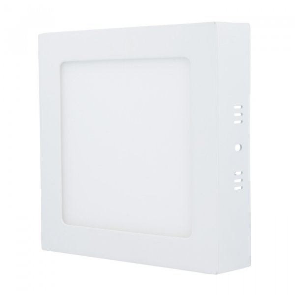 5x LED Panel Aufputz Quadrat 12W Warmweiß Leuchte Ultraslim Wohnzimmer Küche Deckenleuchte Einbauleuchte Deckenlampe inkl. Trafo Wand Light