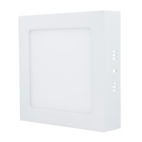 2x LED Panel Aufputz Quadrat 12W Warmweiß Leuchte Ultraslim Wohnzimmer Küche Deckenleuchte Einbauleuchte Deckenlampe inkl. Trafo Wand Light