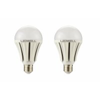 E27 24 W 2er-Set Warmweiß LED Lampe 1900 Lumen 3000...