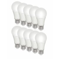 E27 8 W 10er-Set Warmweiß LED Lampe 640 Lumen 3000...