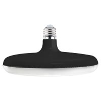 E27 LED Lampe 24W Kaltweiß in Schwarz +...