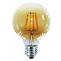 E27 4W LED Filament Globe Glühbirne Warmweiß...