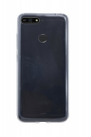 Huawei Y6 Prime 2018 //Silikon Hülle Tasche Case Zubehör Gummi Bumper Schale Schutzhülle Zubehör in Transparent