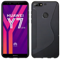 Huawei Y7 Prime 2018 Handy Silikon Schutzhülle Cover...
