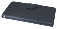 Elegante Buch-Tasche Hülle für MOTOROLA MOTO Z3 PLAY in Schwarz Leder Optik Wallet Book-Style Cover Schale