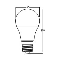 LED Leuchtmittel E27 Sockel | Lampe | Birne | Glühlampe | Licht | 10 Watt | A60 | dimmbar | 820 Lumen | warmweiß (3000 K) 3 Stück