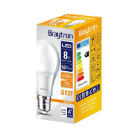 LED Leuchtmittel E27 Sockel | 8 Watt | A60 | 650 Lumen warmweiß | Licht Leuchte Lampe Glühbirne Glühlampe | 10 Stück