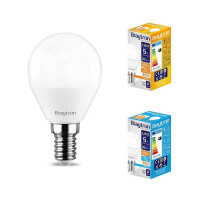 LED Leuchtmittel | E14 Sockel | Kugel P45 | 5 Watt | matt | 370 Lumen | Licht |  Beleuchtung | Glühbirne | Glühlampe | warmweiß 1 Stück