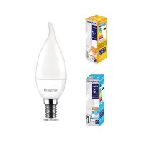 LED | E14 |Leuchtmittel | Form: Flamme | C35T | 5 Watt | matt | 400 Lumen | Sparsam | Energieeffizienz: A+ | Birne | Lampe | kaltweiß 5 Stück