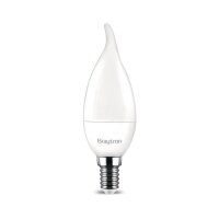 LED | E14 |Leuchtmittel | Form: Flamme | C35T | 5 Watt | matt | 400 Lumen | Sparsam | Energieeffizienz: A+ | Birne | Lampe | kaltweiß 5 Stück