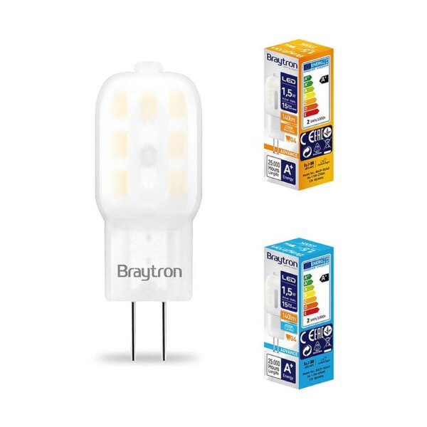 G4 | LED Leuchtmittel | 1,5 Watt | 12V | 160 Lumen | Stiftsockel | Stecklampe | Lampe | Birne | warmweiß |  5 Stück