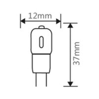 G4 | LED Leuchtmittel | 1,5 Watt | 12V | 160 Lumen | Stiftsockel | Stecklampe | Lampe | Birne | warmweiß |  5 Stück