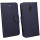 Elegante Buch-Tasche Hülle für das WIKO JERRY 3 in Schwarz Leder Optik Wallet Book-Style Cover Schale @cofi1453®