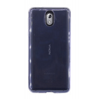 Nokia 3.1 ( 2018 ) // Silikon Hülle Tasche Case Zubehör Gummi Bumper Schale Schutzhülle Zubehör Transparent @cofi1453®