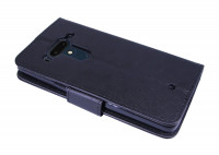 Elegante Buch-Tasche Hülle für das HTC U12+ (Plus) in Schwarz Leder Optik Wallet Book-Style Cover Schale @cofi1453®