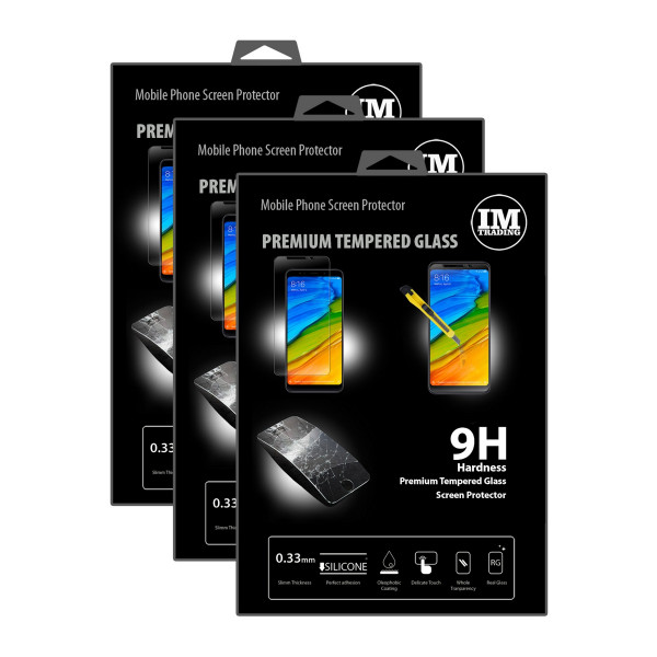 3x Panzer Schutz Glas 9H Tempered Glass Display Schutz Folie Display Glas Screen Protector für XIAOMI REDMI 5 PLUS @cofi1453®