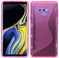 Samsung Galaxy Note 9 ( N960F ) // S-Line TPU SchutzHülle Silikon Hülle Silikonschale Case Cover Zubehör Bumper in Schwarz @ cofi1453®