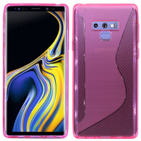 Samsung Galaxy Note 9 ( N960F ) // S-Line TPU SchutzHülle Silikon Hülle Silikonschale Case Cover Zubehör Bumper in Schwarz @ cofi1453®
