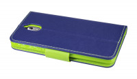 Elegante Buch-Tasche Hülle für das Nokia 3.1 (2018) in Blau Leder Optik Wallet Book-Style Cover Schale @cofi1453®