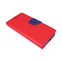 Elegante Buch-Tasche Hülle für das XIAOMI MI 8 in Rot Leder Optik Wallet Book-Style Cover Schale @ cofi1453®
