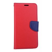 Elegante Buch-Tasche Hülle für das XIAOMI REDMI 6 PRO in Rot Leder Optik Wallet Book-Style Cover Schale @ cofi1453®