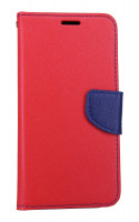 Elegante Buch-Tasche Hülle für das XIAOMI MI A2 LITE in Rot Leder Optik Wallet Book-Style Cover Schale @ cofi1453®