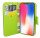 iPhone XS // Buchtasche Hülle Case Tasche Wallet BookStyle mit STANDFUNKTION in Blau-Grün @ cofi1453®