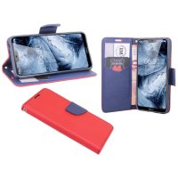 Elegante Buch-Tasche Hülle für das Nokia 5.1...