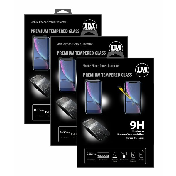 3x Panzer Schutz Glas 9H Tempered Glass Display Schutz Folie Display Glas Screen Protector für iPhone XR @cofi1453®