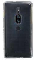 Sony Xperia XZ2 Premium // Silikon Hülle Tasche Case Zubehör Gummi Bumper Schale Schutzhülle Zubehör in Transparent @cofi1453®