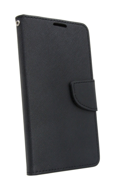 Elegante Buch-Tasche Hülle für iPhone Xs Max Schwarz Leder Optik Wallet Book-Style Schale cofi1453®