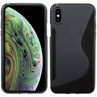 iPhone XS Max // S-Line TPU SchutzHülle Silikon...