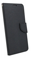 Elegante Buch-Tasche Hülle für das LG Q STYLUS in Schwarz Leder Optik Wallet Book-Style Cover Schale cofi1453®