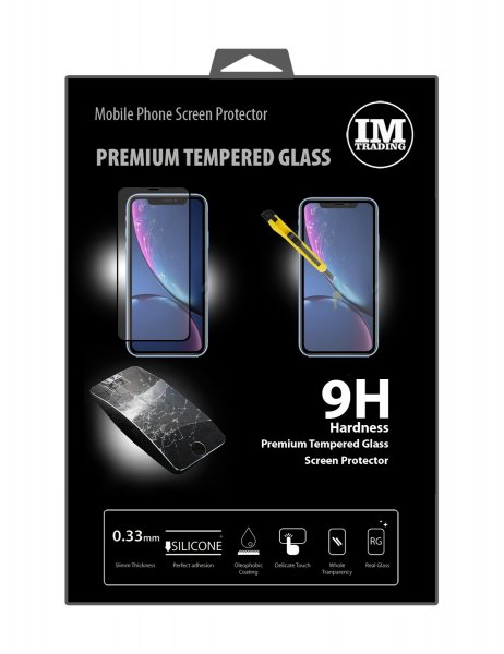 Schutzglas 5D FULL COVERED für iPhone XR in Schwarz Premium Tempered Glas Displayglas Panzer Folie Schutzfolie @ cofi1453®