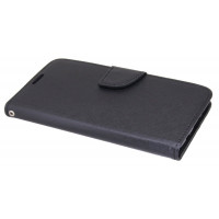 Elegante Buch-Tasche Hülle für das HUAWEI MATE 20 LITE in Schwarz Leder Optik Wallet Book-Style Cover Schale cofi1453®