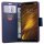 Elegante Buch-Tasche Hülle für das XIAOMI PocoPhone F1 in Rot Leder Optik Wallet Book-Style Cover Schale @ cofi1453®
