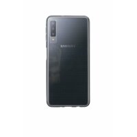 Samsung Galaxy A7 2018 (A750F) // Silikon Hülle Tasche Case Zubehör Gummi Bumper Schale Schutzhülle Zubehör in Transparent @cofi1453®