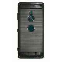 Sony Xperia XZ3 Silikon Hülle Cover Case Bumper Schwarz